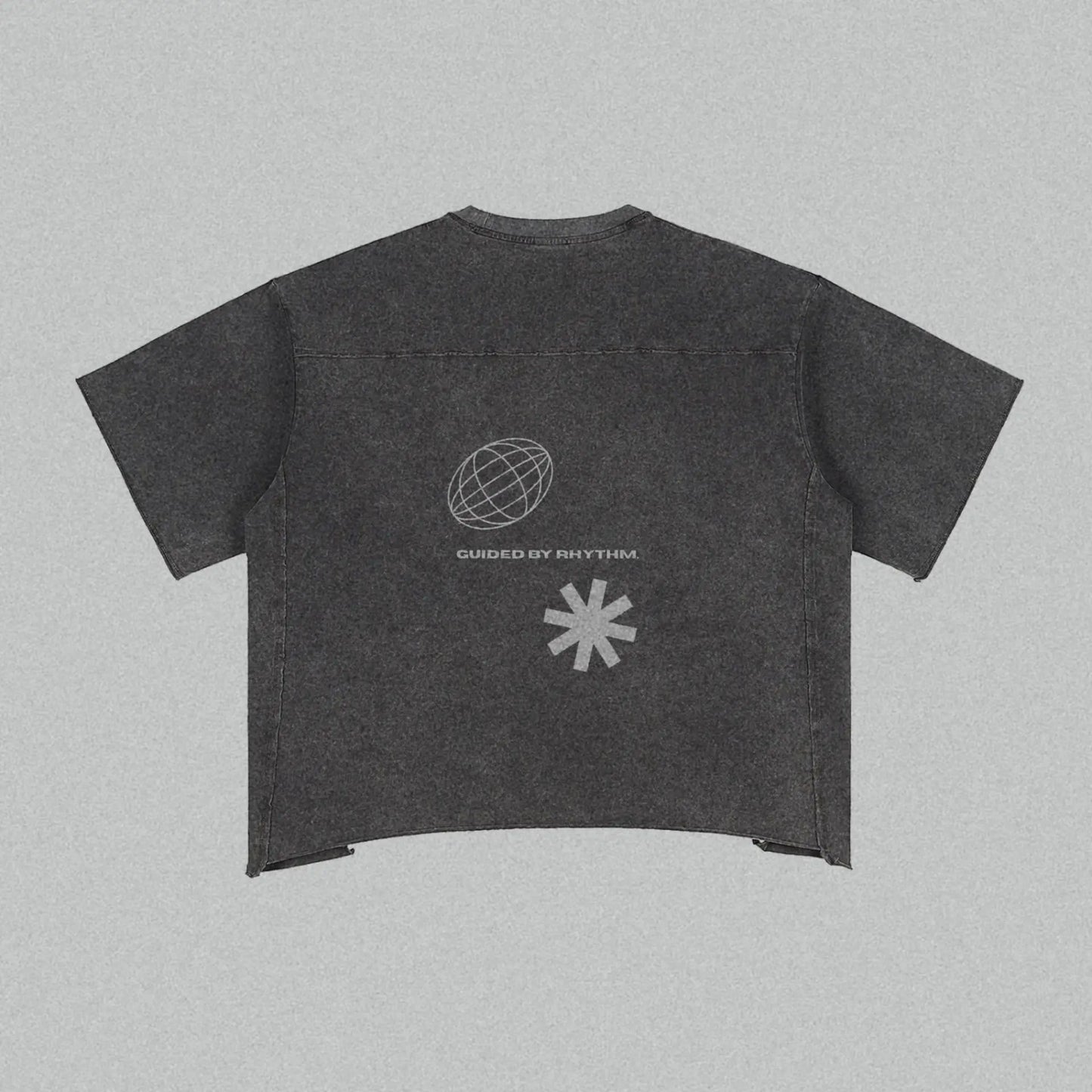 District 303 Heavyweight Boxy Tee - Industrial Grit and Distressed Hems.