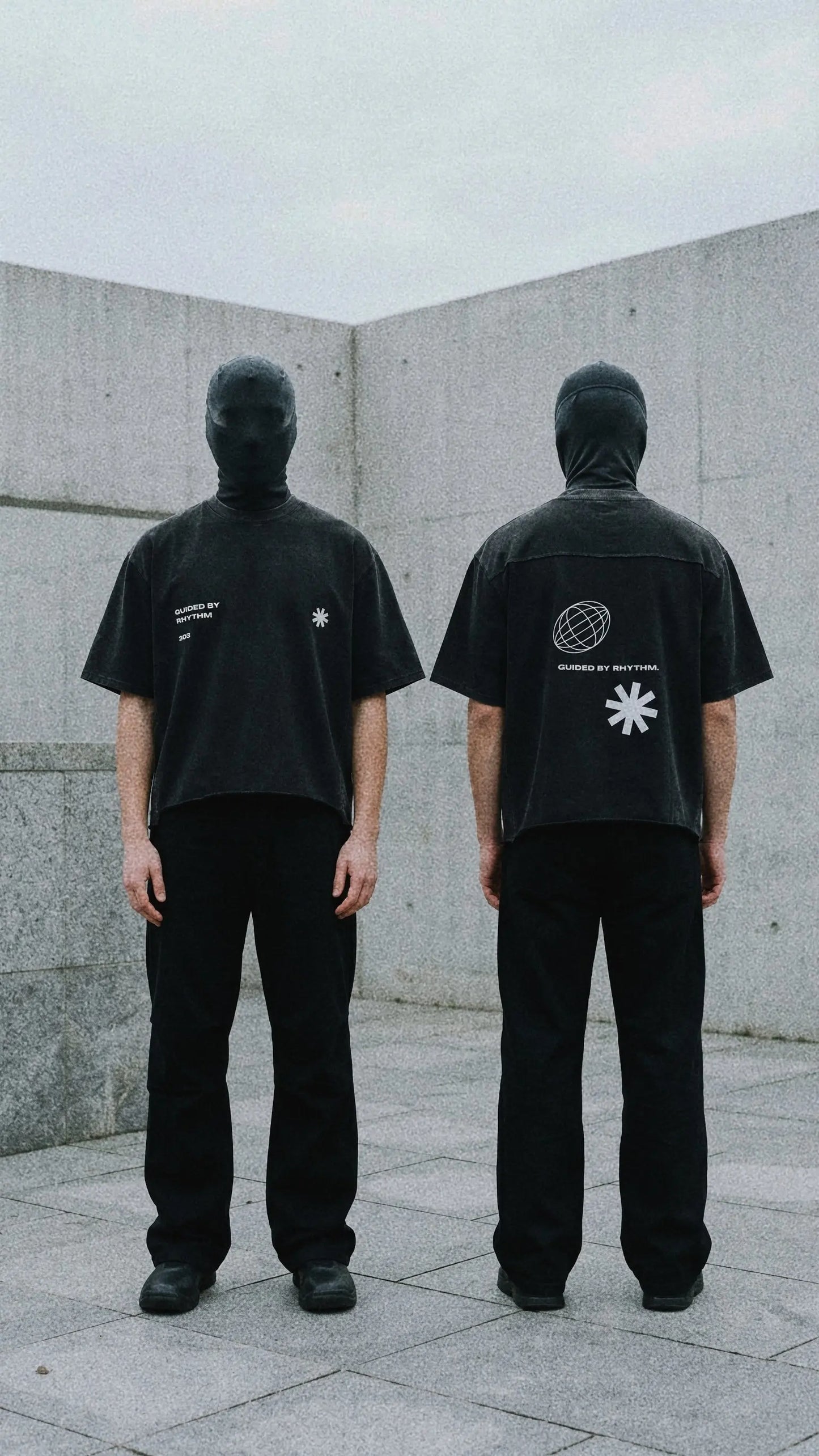 District 303 Heavyweight Boxy Tee - Industrial Grit and Distressed Hems.
