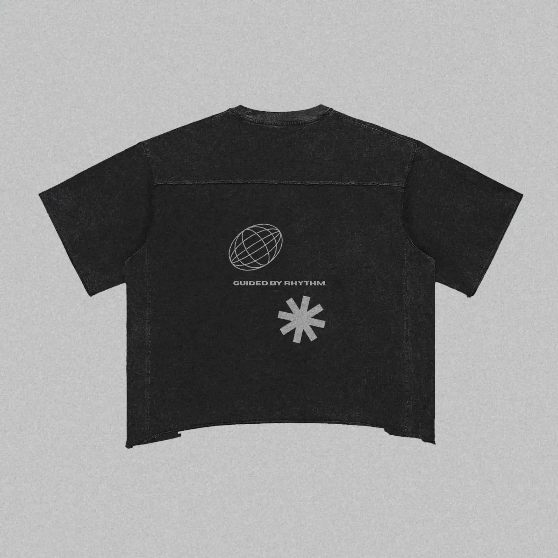 District 303 Heavyweight Boxy Tee - Industrial Grit and Distressed Hems.
