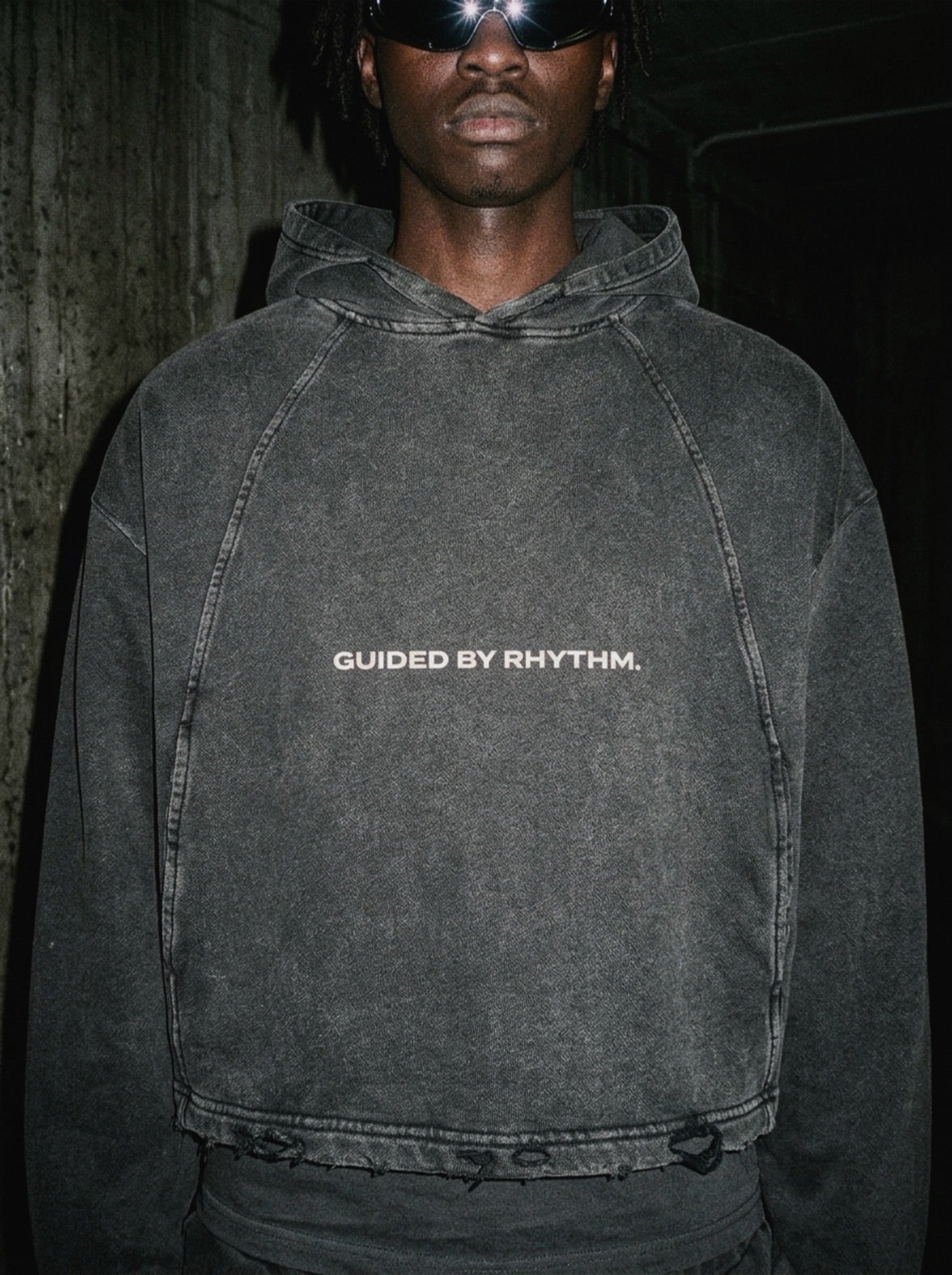 District 303 // D303-H01 340GSM Industrial Snow Wash Hoodie